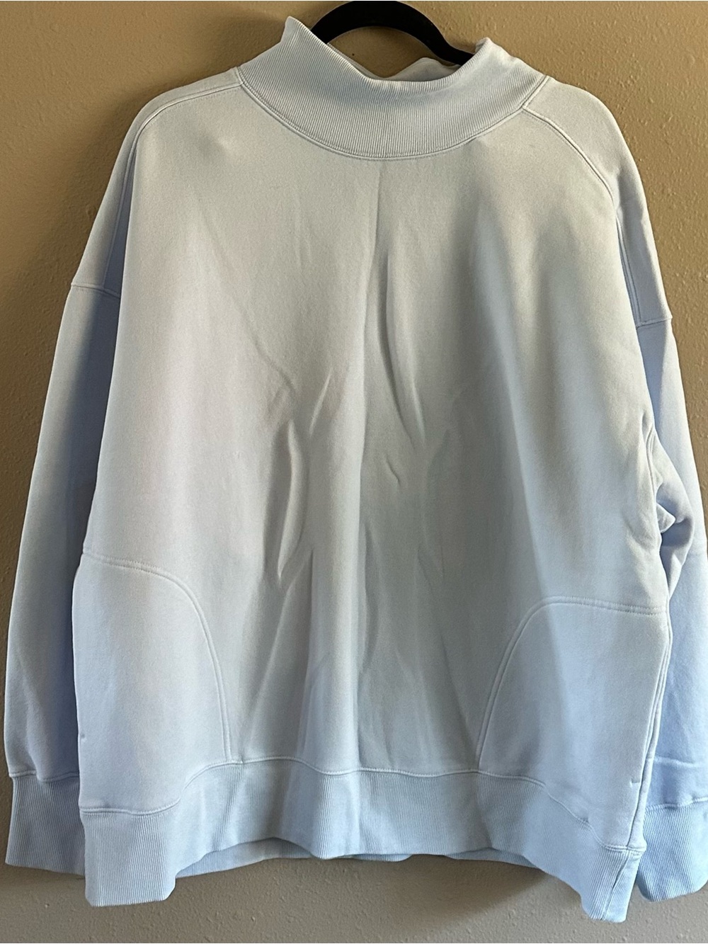 Offline by Aerie Cloud Fleece Oversized Mockneck Sweatshirt - Divine Blue NWT L